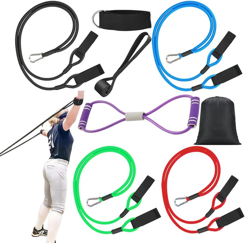 Davllin Baseball Softball Resistance Training Bands - Pitching Trainer and Arm Trainer for Pitching Arm Strength Throwing Warm up Stretching - Image 1
